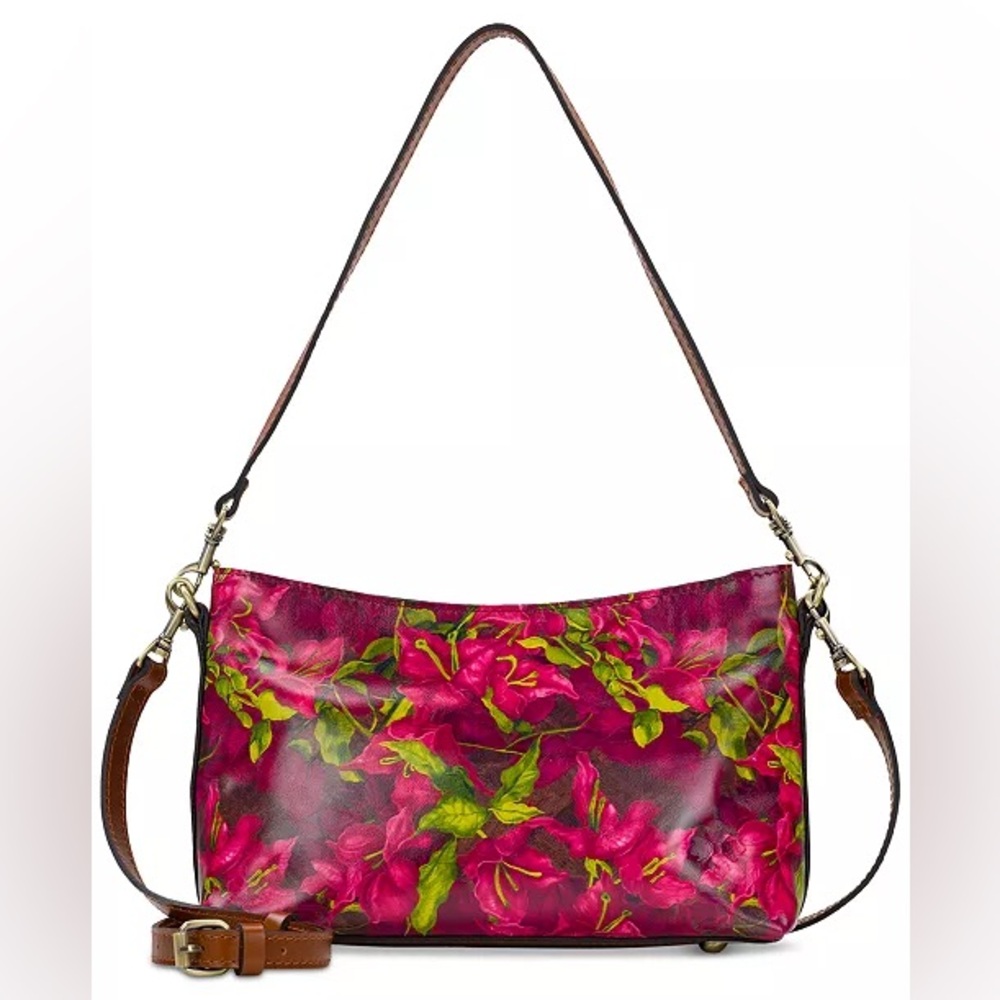 Patricia Nash Betta Medium Leather Crossbody NWOT with scratches, see picts